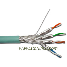 Cat7 SFTP SSTP Cable LSZH 23AWG Datos 10gbase-T ETL Certified